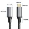 Type-c Male To Female Extension Cable Data Cable 100W Charging S Fast And Charging Resistance Data Breaking To Stab Z8G5