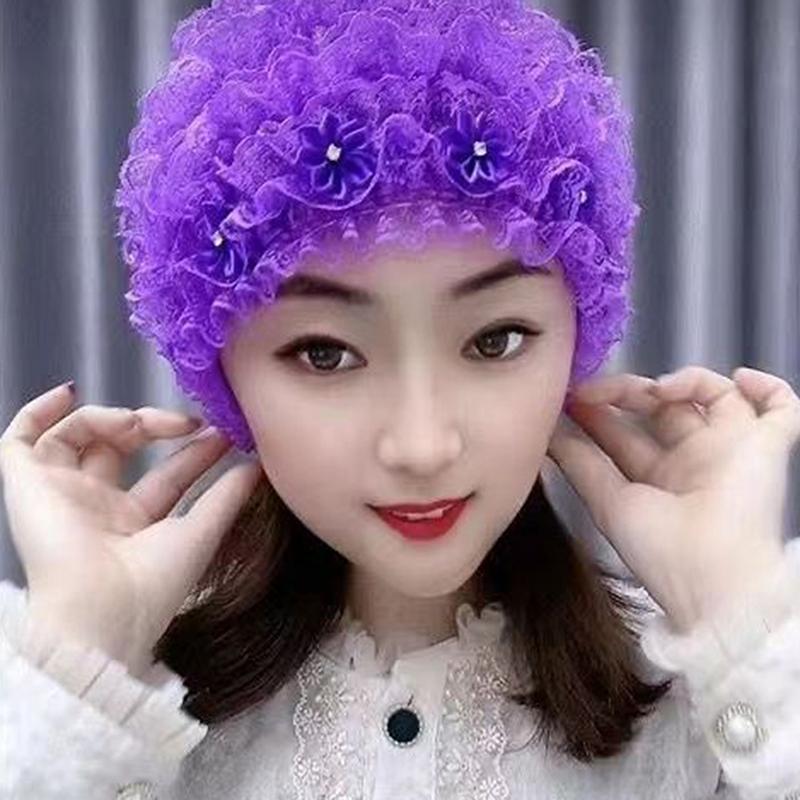 Summer Breathable Lace Turban Cap For Women Hair Cover Hat Head Wraps Bonnet Muslim Hat Headscarf Elastic Full Cover Headwear