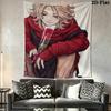 Tokyo Revengers Wall Tapestry Aesthetic Wall Hanging Printed Fabric Blanket Decorative Tapestries for Bedroom Living Room Home Decor