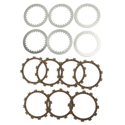Clutch Kit Iron Friction Plates Fit for Yamaha TT350A TT350 XT350 BW350