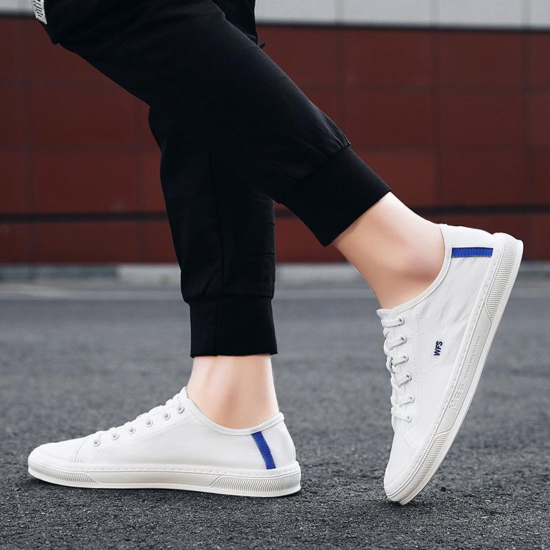 Pantofi Bărbați Vară Respirabili Versatili Pânză Talpă Plată Pantofi Pânză Pantofi Casual de Mers Pantofi Tide