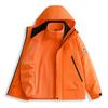 Mens Womens 3-in-1 Waterproof Windproof Outdoor Jacket With Removable Fleece Liner Hiking Camping Travel