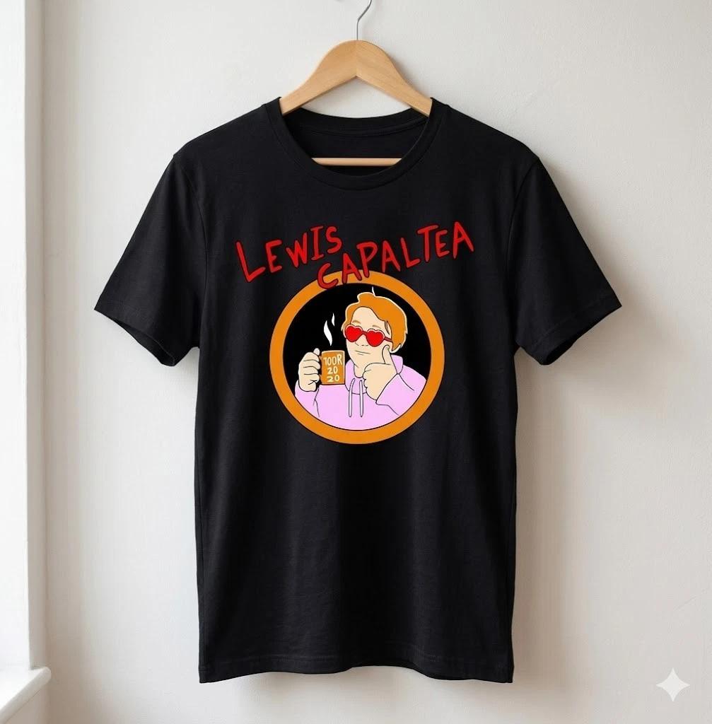 Unisex Adult Funny Music Lewis Capaldi Capaltea Fny Graphic T-Shirt... S