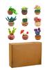 YFFSFDC Wool Felting Craft DIY Succulent Needle Felting 9-Piece Kit, Kit, Materials, Handmade, Beginner,