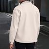 Herre Trendy Revers Ullkåpe Herre Ensfarget Casual Sport Business Jakke