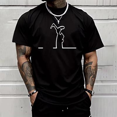 Round Neck Short Sleeved T-shirt for Summer and Spring Casual and Fashionable Daily Wear