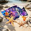 Asciugamano da Spiaggia Personalizzato con Nome KPop Hunters Print, per Viaggio Campeggio Festa in Spiaggia Decorazione Casa, Regalo di Compleanno per Famiglia e Amici
