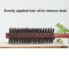 Boar Bristle Round Hair Brush Curling Volumizing Detangling Portable Hair Straightening Brush Men Women Hair Comb