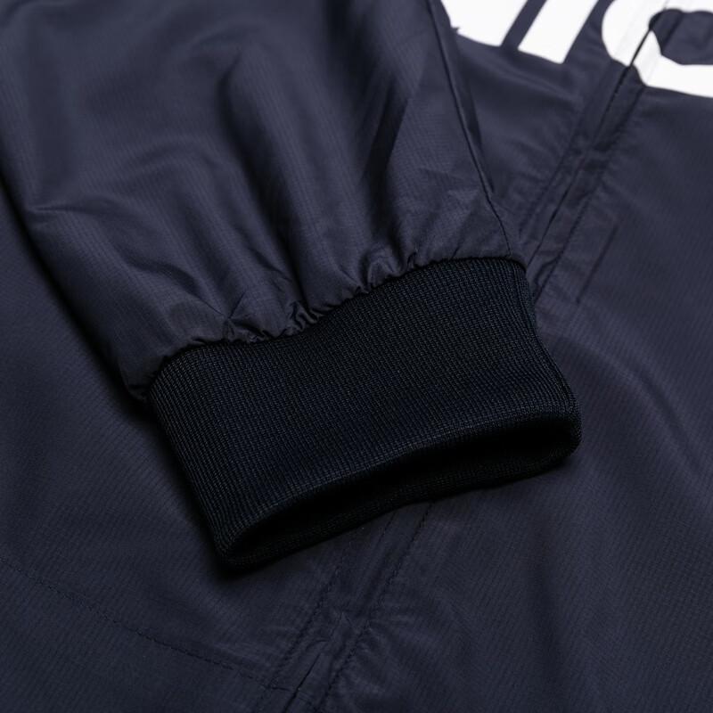 Adidas Logo Print Jacket Men Outerwear Blue DW8065