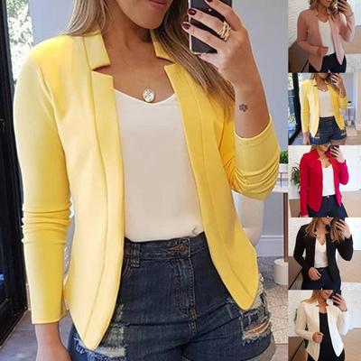 Jacket Suit Plus Size All-match Polyester Business Jacket Suit for Office
