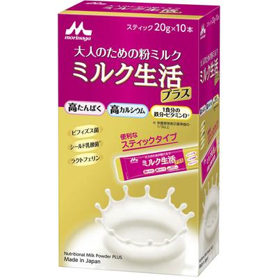 Morinaga Milk Industry Milk Seikatsu Plus Tyčinky 20 g X 10 tyčinek Ostatní (zkontrolujte zámky, čističe jazyka atd.) Zlepšení života Ostatní (zkontrolovat zámky, t