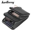 Baellerry European and American Style Men's Vertical Shoulder Bag Large Capacity Cell Phone Bag Zipper Crossbody Bag Fashion Chest Bag