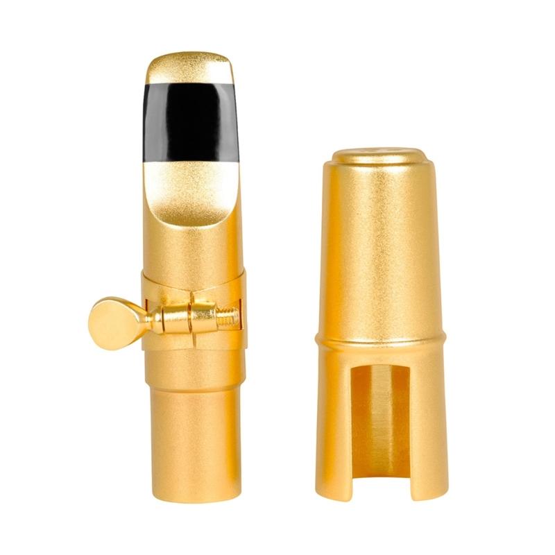 Metall Saxophon-Blattschraube mit Messing-Kappe Leichte Zubehörteile Tenor Alt Saxophon Klarinette Mundstück-Klammern Sets