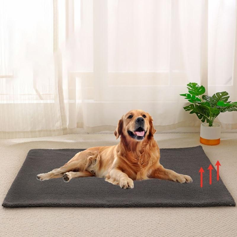 Removable Pet Sleeping Mat Self Heating Dog Bed Mat for Small Medium Dogs Cats Comfortable House Accessory Anti Slip