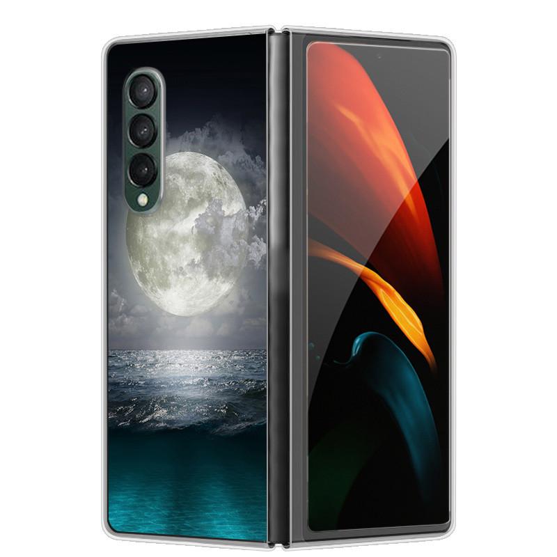 Etui na Samsunga Z Fold 5 Słodkie Modne Twarde Przezroczyste Etui na Telefon dla Samsunga Galaxy Z Fold5 5G ZFold 4 6 5G Powłoka Ochronna ZFold6