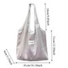 Elegant Simple Shoulder Bag Luxury Underarm Shopping Bag Fashion Design Satin Silk Tote Bag  Girls