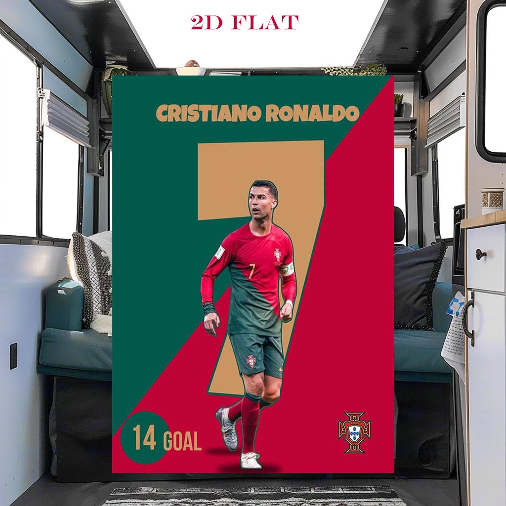 Cristiano Ronaldo: Goal Machine blanket Home Decor Soft and comfortable Office rest blanket Air conditioning blanket Nap Blanket