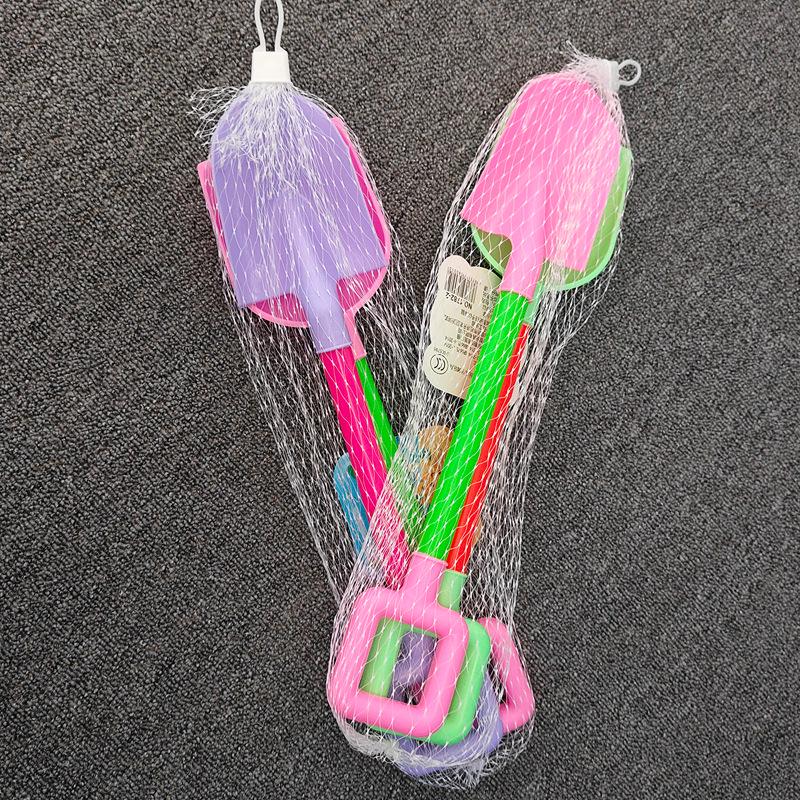 Набор детских пляжных игрушек: Лопатки, Ведерки для складывания и Набор для игры с песком