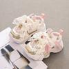 Children's Shoes Hollow Out Chunky Sneaker for Kids Girls High quality Princess Summer Dad Sneakers with Nice Mesh Bowtie I04152