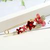Oil silk scarf buckle brooch women's fixed clothes cardigan pin tulip flower temperament versatile accessories