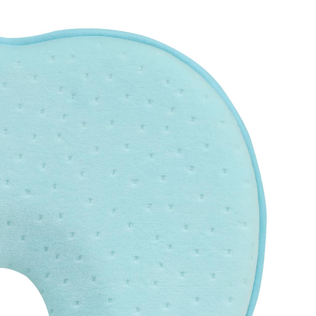 Polštářek s tvarováním hlavičky pro miminka, pomalu se odrážející polyuretanový pěnový spací polštář pro kojence za 0?1 rok starý