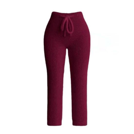 4 Pcs/Set Women Vest Shorts Coat Pants Set Long Sleeve Thick Coat Round Neck Sleeveless