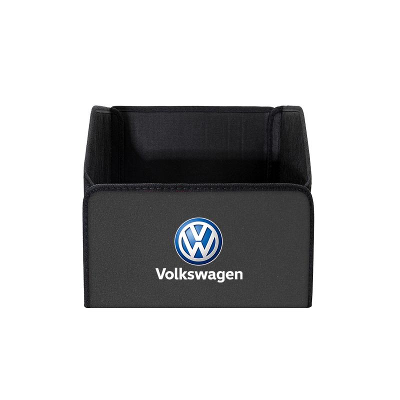 Car Leather Storage Box Auto Trunk Organizer Bag Accessories For VW Golf Polo Tiguan Touran Jetta Passat aw2 CC T5 GTI Magotan Caddy