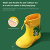 Kleinkinder Regenstiefel Jungen Mädchen Cartoon Tiere Leichte Regenstiefel Mittelhohe Rutschfeste Schuhe, Niedliche Outdoor Weiche Verdickte Elastische Regenstiefel