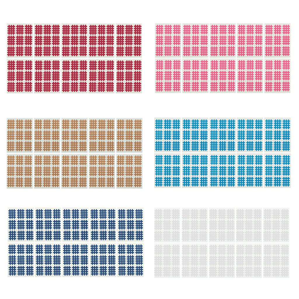 10Pcs Physical Athletic Soccer Joints Pain Relief Kinesiology Tape Elastic Solid Color Multi-colour Sports Muscle Tape