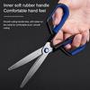 2 In 1 Scissors With Multifunctional Protective Cover Soft Comfort Grip Shears For Home Use