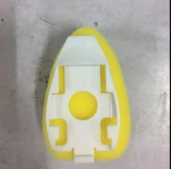 Detachable Handle Dish Soap Brush with Liquid Dispensing Sponge - Strong Stain Removal Piece