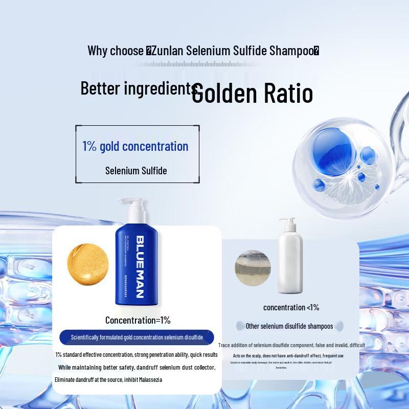 Zunlan 1% Selenium Disulfide Anti-Dandruff Shampoo 200g