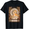 Dámské vintage bohémské provedení ve stylu Art Nouveau, Tričko Mucha