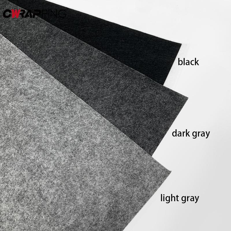 Car Lining Carpet Felt DIY Self Adhesive Non-Woven Fabric Subsidy Renew Felt Carpet Interior Repair Stickers for Cars 50x100cm