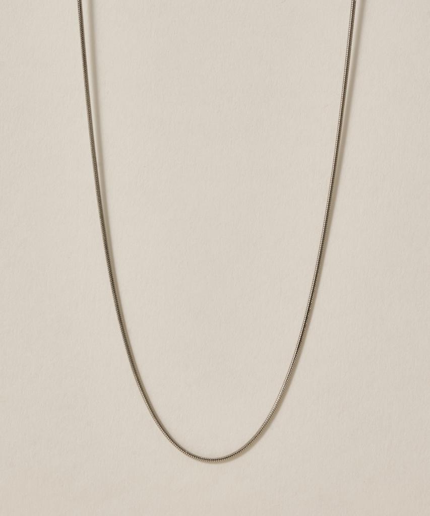 Novice Tokyo Slim Round Chain Necklace Thin Round Chain Necklace [Stainless] / Silver
