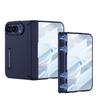 For iPhone Duo 5G Case Ultra-Thin Skin-Friendly Bracket Hinge With Tempered Film Shockproof Protection Back Cover Accessories