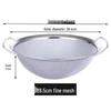Stainless Steel Rice and Vegetable Washing Sieve with Draining Basket