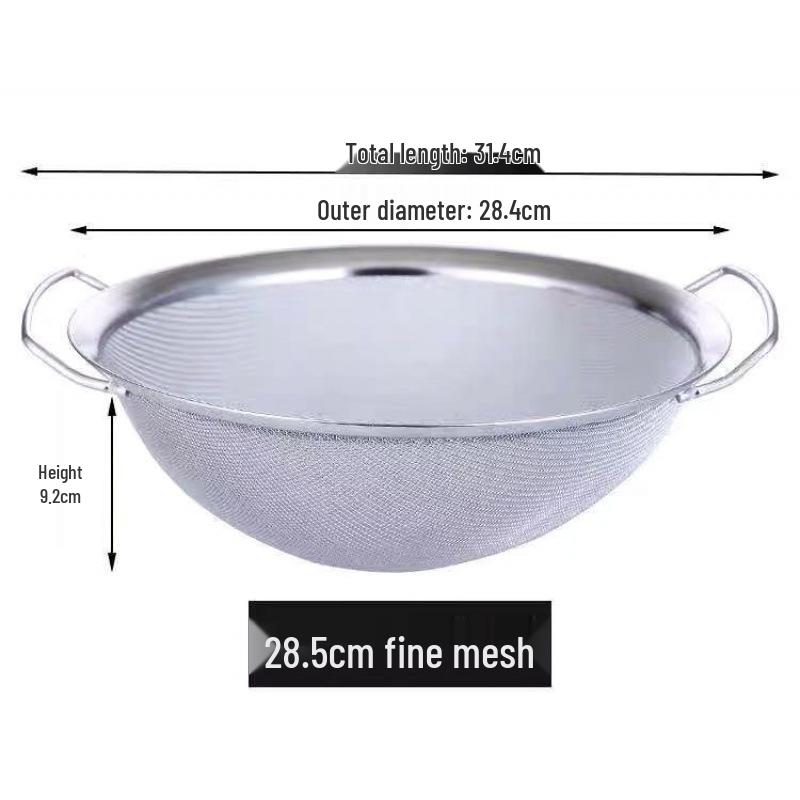 Stainless Steel Rice and Vegetable Washing Sieve with Draining Basket
