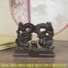 Antique Dragon And Phoenix Auspicious Home Decor Chinese Style Living Room Entrance Decoration Desktop Ornament G