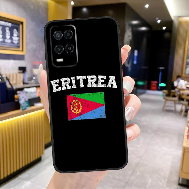 Eritrea Flag Case For Oppo A98 A18 A38 A58 A78 A60 A80 A40 A96 A76 A16 A94 A74 A54 A15 A17 A57 A77 A5 Pro