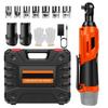 3/8 "Cordless Portable Electric Ratchet Wrench 200NM 90 ° Angle Wrench Professional 12V Power Ratchet Tool