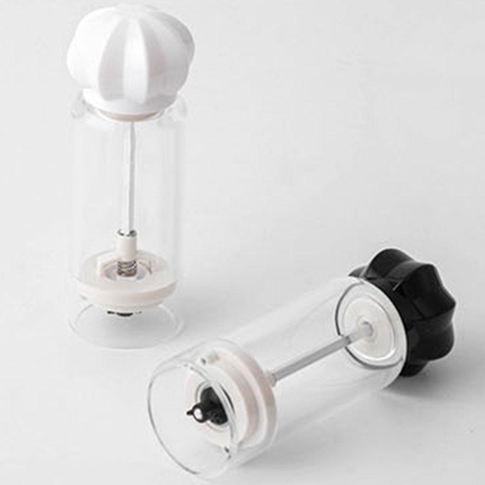 1Pcs Manual Pepper Grinder- Acrylic Salt and Pepper Shakers Adjustable Coarseness by Ceramic Rotor Kitchen Accessories