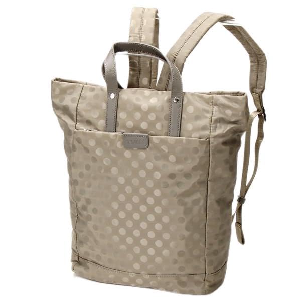 Dot Jacquard Tote Backpack Y410192SC Greige [Isaac] (26)