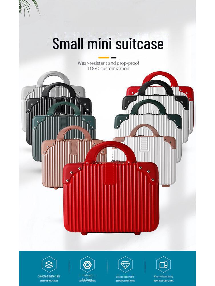 Ensemble de petits bagages de voyage pour femme: Mini 16 pouces, boîte à cosmétiques 14 pouces, sac de rangement 18 pouces