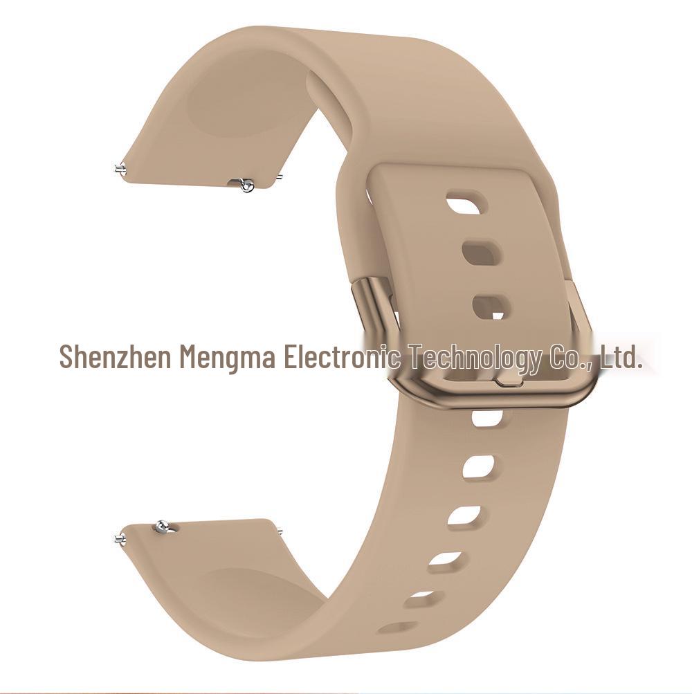 Samsung Galaxy Active2 Silicone Watch Band, Compatible with 20/22mm Watches, Including Huawei GT5.