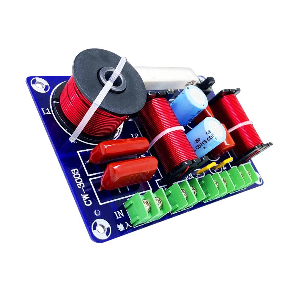 1/2 STÜCK 3-Wege 250W 850/5200Hz Frequenzweiche DIY Lautsprecherfilter Schaltung Hochton Mittelton Tiefton Hifi Stereo Audio Frequenzweichenfilter