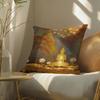 Buddhism Pillow Case Pillowcase, Double-Sided Printed, Sofa Cushion, Bedroom Headboard