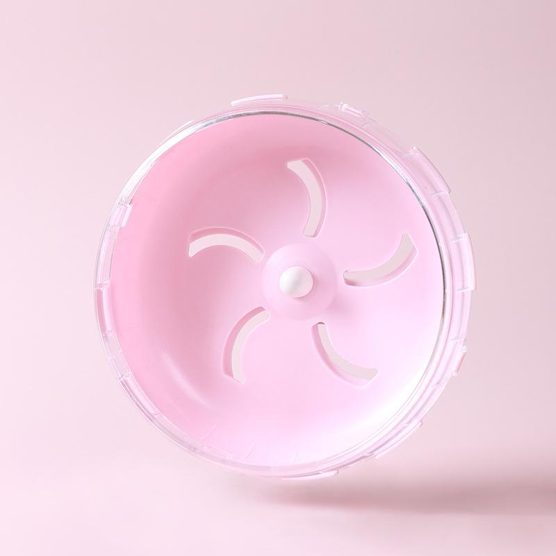 Бесшумная беговая дорожка для хомяков: Колесо 21  с креплением для ремня - большой ролик и игрушка для золотых медведей 17.5 cm