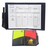 Kolip Sports Football Referee Red Yellow Cards With Leather Case Pen Practical Referee Tools Competition Equipment