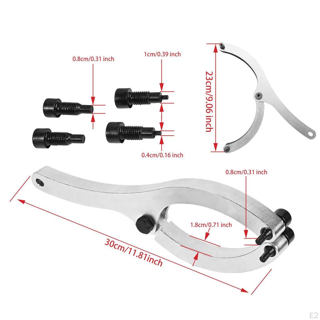 Gland Nut Wrench Excavator Repair Change Oil Seal Tool for Removing Hydraulic Cylinders Professional